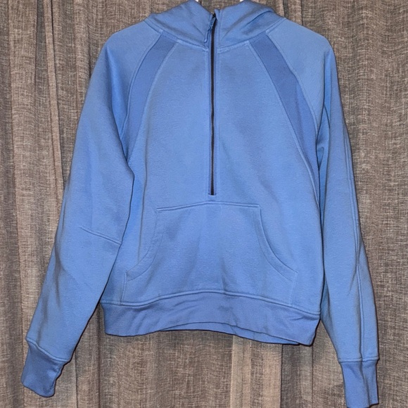 Jockey Tops - Jockey Women's Blue Half-Zip Hoodie